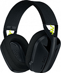 1874103 Наушники с микрофоном Logitech G435 Lightspeed черный/желтый мониторные Radio оголовье (981-001050)
