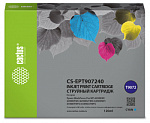 1745985 Картридж струйный Cactus CS-EPT907240 T9072 голубой (120мл) для Epson WorkForce WF-6090DW/WF-6590DWF Pro