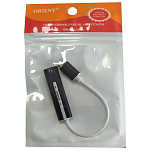 1746324 ORIENT AU-05PLB, Адаптер USB to Audio (звуковая карта), jack 3.5 mm (4-pole) для подключения телефонной гарнитуры к порту USB Type-C, кнопки: громкост