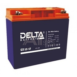 1363856 Delta GX 12-17 (17 А\ч, 12В) свинцово- кислотный аккумулятор