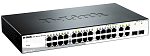 DES-1210-28/C2A Коммутатор D-LINK Smart L2 Switch 24x100Base-TX, 2x1000Base-T, 2xCombo 1000Base-T/SFP, Compact CLI DES-1210-28/C2A Коммутатор D-LINK Smart L2 Switch 24x100Base-TX, 2x1000Base-T, 2xCombo 1000Base-T/SFP, Compact CLI