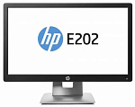 394010 Монитор HP 20" EliteDisplay E202 черный IPS LED 16:9 HDMI глянцевая HAS Pivot 1000:1 250cd 178гр/178гр 1600x900 D-Sub DisplayPort HD READY USB 4.8кг