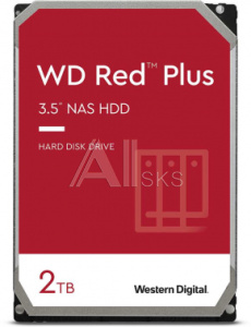 1744118 Жесткий диск WD SATA-III 2Tb WD20EFZX NAS Red Plus (5400rpm) 128Mb 3.5"