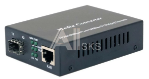 Медиаконвертер OSNOVO OMC-1000-11X Медиаконвертер Gigabit Ethernet 1xRJ45, 1xSFP. Порты: 1 x GE (10/100/1000Base-T), 1 x GE SFP (1000Base-X). В компл