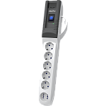 Pilot Pro USB 3m ZIS Company Сетевой фильтр PILOT PRO USB, зарядка 3А с разъёмами Type A,C, 3м, 5+1 розетки, 10А/2,2кВт, св.серый, Россия