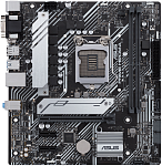 ASUS PRIME H510M-A, LGA1200, H510, 2*DDR4, D-Sub + DP + HDMI, SATA3, Audio, Gb LAN, USB 3.2*4, USB 2.0*6, COM*1 header (w/o cable), mATX ; 90MB17C0-M0