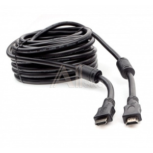 1879752 Cablexpert CCF2-HDMI4-15M, 15м, v1.4, 19M/19M, черный, позол.разъемы, экран, 2 ферр кольца, пакет
