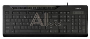 641780 Клавиатура A4Tech KD-800 черный USB slim Multimedia