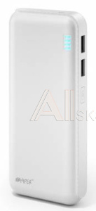 327220 Мобильный аккумулятор Hiper SP12500 Li-Ion 12500mAh 2.1A+1A белый 2xUSB