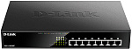 1000679623 Коммутатор D-LINK Коммутатор/ DGS-1008MP/B Unmanaged Switch 8x1000Base-T PoE, PoE Budget 125W, metal case