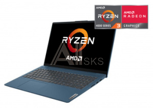1214822 Ноутбук Lenovo IdeaPad 5 15ARE05 Ryzen 3 4300U/8Gb/SSD256Gb/AMD Radeon/15.6"/IPS/FHD (1920x1080)/noOS/blue/WiFi/BT/Cam