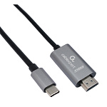 11027301 Cablexpert Кабель-переходник с Type-C на HDMI v2.0, Mobile, 1.8м, черный, корбка (CCB-A-CM-HDMI-1.8M)