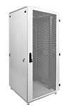 ШТК-М-42.8.10-44АА-9005 Шкаф телекоммуникационный напольный 42U (800x1000) дверь перфорированная 2 шт., цвет чёрный