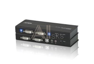 1230029 KVM-переключатель EXT CAT5 60M USB/DVI CE604-AT-G ATEN