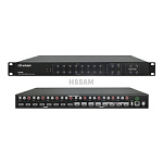 iMatrix H88AM Матричный коммутатор 4K60 HDMI, 8 IN 8 OUT, 3840x2160/60Hz; 8 цифровых SPDIF аудиовыхо