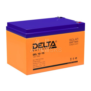 Аккумуляторная батарея Delta GEL 12-15 (803435) Аккумуляторная батарея Delta GEL 12-15 (803435)