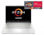 1401460 Ноутбук HP 14s-fq0037ur Ryzen 3 4300U 8Gb SSD512Gb AMD Radeon 14" IPS FHD (1920x1080) Windows 10 silver WiFi BT Cam
