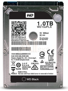 371768 Жесткий диск WD Original SATA-III 1Tb WD10JPLX Black (7200rpm) 32Mb 2.5"
