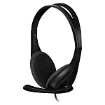1989188 Наушники с микрофоном A4Tech HU-9 черный 1.8м накладные USB оголовье (HU-9 (BLACK))