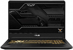 1202832 Ноутбук Asus TUF Gaming FX705DU-H7087 Ryzen 7 3750H/8Gb/SSD512Gb/nVidia GeForce GTX 1660 Ti 6Gb/17.3"/IPS/FHD (1920x1080)/Free DOS/dk.grey/WiFi/BT/Cam