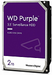 1000691139 Жесткий диск/ HDD WD SATA3 2TB Purple Video 5400 RPM 256Mb 1 year warranty