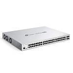 11018426 Коммутатор TP-Link SMB TP-Link S5500-48GP4XF Управляемый Omada Pro уровня 2+ с 48 гигабитными портами PoE+ и 4 портами SFP+