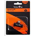 1827668 Telecom <TA433-B> Переходник USB3.1 Type-C 2 in 1 audio+PD charging черный [6926123465578]
