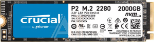 1360113 SSD жесткий диск M.2 2280 2TB P2 CT2000P2SSD8 CRUCIAL