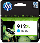 3YL81AE Cartridge HP 912XL для OfficeJet 8013/8023/8025, голубой (825 стр)