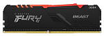 KF430C15BBA/8 Kingston 8GB 3000MHz DDR4 CL15 DIMM FURY Beast RGB