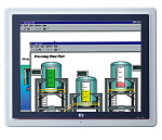 Промышленный безвентиляторный компьютер GOT5152T-845 24VDC, дисплей 15" XGA, резистивный экран, процессор Intel Celeron N3060 до 2.48 ГГц, 1 x слот DD