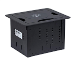 Kramer TBUS-1-KWC(B) Корпус модуля для подключения кабелей TBUS-1-KWC с беспроводным зарядным устройством в крышке, цвет "черный"