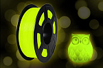 npr_D4785 Филамент NVPRINT PLA Noctilucent (Glow In the Dark) Yellow для 3D печати диаметр 1.75мм длина 330 метров масса 1 кг