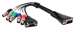 1000163401 Кабель интерфейсный/ Cable, HDX adapter for HDCI port breakout to 5-BNC(F) and DB9(F)