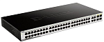 DGS-1052/A2A D-Link Unmanaged Switch 48x1000Base-T, 4xCombo 1000Base-T/SFP, Surge 1KV, metal case