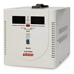 1997023 Стабилизатор POWERMAN AVS 5000D, ступенчатый регулятор, цифровые индикаторы уровней напряжения, 5000ВА, 140-260В, максимальный входной ток 24А, клеммн