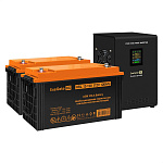 296557 Комплект ИБП EX295997RUS + батарея 120Aч EX285657RUS 1шт (инвертор, синус, для котла, настенный) ExeGate FineSine SX-1000.LCD.AVR.2SH <1000VA/600W, чи