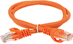 1000577966 Коммутационный шнур кат. 5Е UTP LSZH 0,5м оранжевый