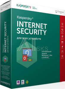 KL1941RDBFS Kaspersky Internet Security для всех устройств, 2 лиц., 1 год, Базовая, Download Pack