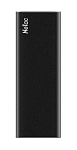 NT01ZSLIM-128G-32BK Netac Z SLIM Black 128GB USB 3.2 Gen 2 Type-C External SSD, R/W up to 510MB/440MB/s,with USB-C to USB-A cable and USB-A to USB-C adapter 3Y wty