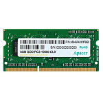11051334 Модуль памяти Apacer 4GB DDR3 1333 Mhz SODIMM DS.04G2J.K9M Non-ECC, CL9, 1.5V, 512x8, 10600
