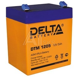 1387828 Delta DTM 1205 (5 А\ч, 12В) свинцово- кислотный аккумулятор