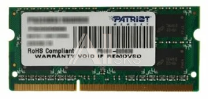 Patriot DDR3 8GB 1600MHz SO-DIMM (PC3-12800) CL11 1.5V (Retail) 512*8 PSD38G16002S