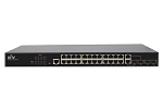 NSW5110-24GT4GP-IN Коммутатор Uniview 24*1000Mbps ports (RJ45)+2*1000Mbps Fiber(SFP) ports+2G Combo portsStandards IEEE802.3, IEEE802.3u, IEEE802.3z,IEEE802.3ab, IEEE802