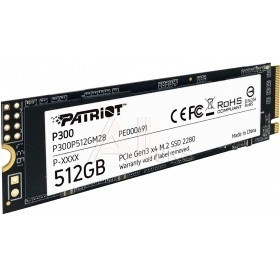 1776321 SSD PATRIOT M.2 512Gb P300 P300P512GM28
