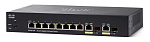 111267 Коммутатор [SG250-10P-K9-EU] Cisco SB SG250-10P 10-port Gigabit PoE Switch
