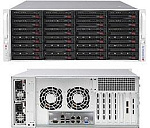 SSG-6048R-E1CR24N Серверная платформа SUPERMICRO SuperStorage 4U Server 6048R-E1CR24N no CPU(2) E5-2600v3/v4 no memory(24)/ RAID 0/1/5/6/10/50/60 LSI3108SAS3/ no HDD(24)LFF/2x2,5" Opt./ 4x