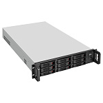 284961 Серверный корпус ExeGate Pro 2U650-HS09 <RM 19", высота 2U, глубина 650, без БП, 9xHotSwap, 2*USB>