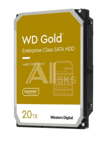 Western Digital HDD SATA-III 20Tb GOLD WD201KRYZ, 7200rpm, 512MB buffer, 1 year