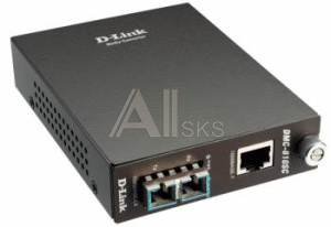 629954 Медиаконвертер D-Link DMC-810SC 1000Base-T Gigabit Twisted-pair to 1000Base-LX 10km SC